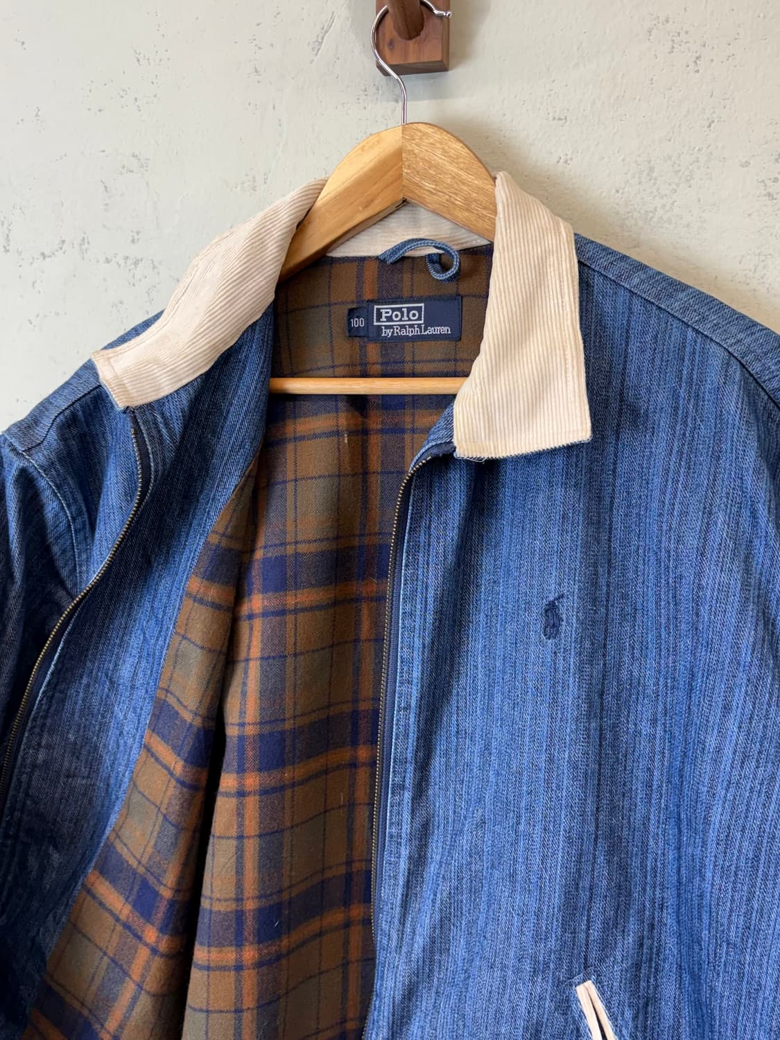 폴로랄프로렌 90s 빈티지 데님 베이포트 자켓 상품이미지7