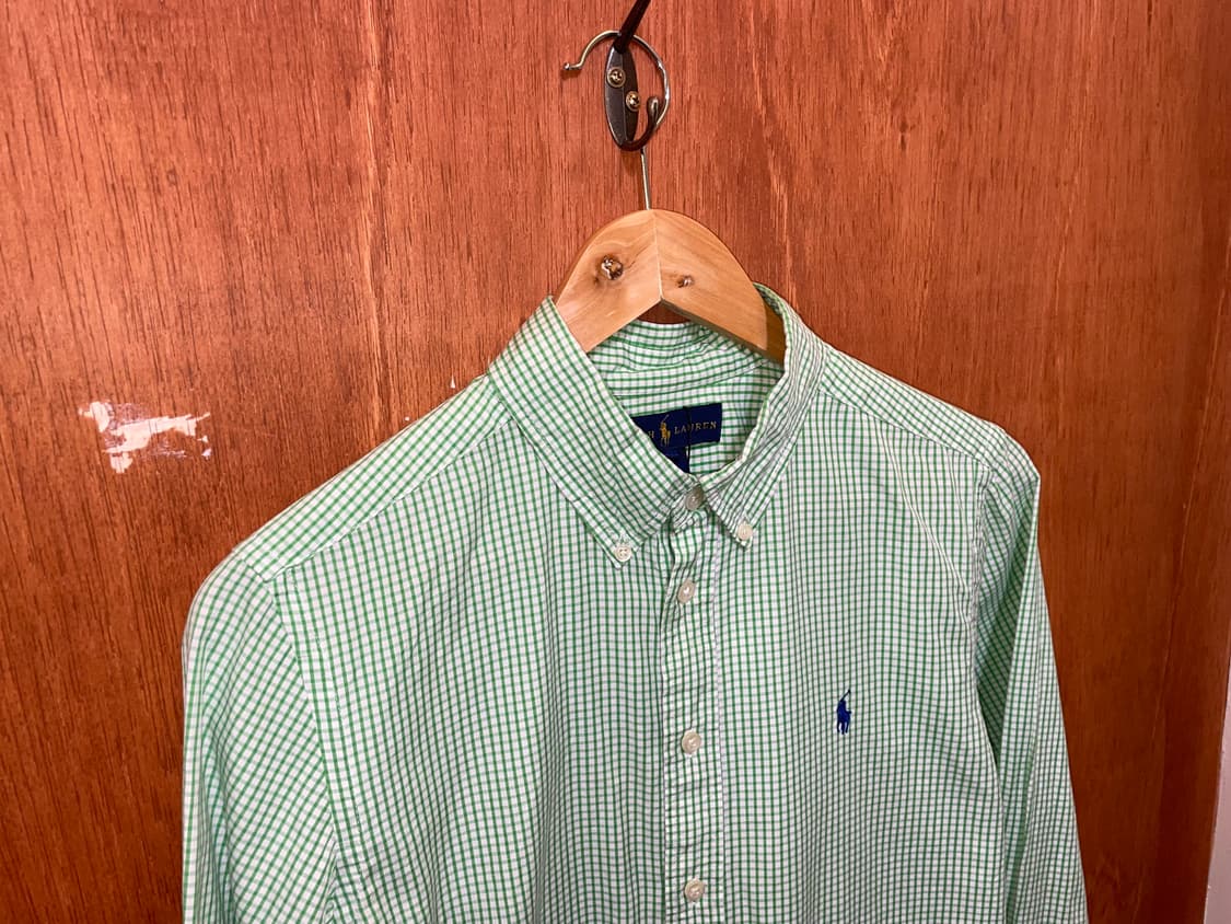 (L) POLO 폴로 랄프로렌 체크 셔츠 상품이미지2