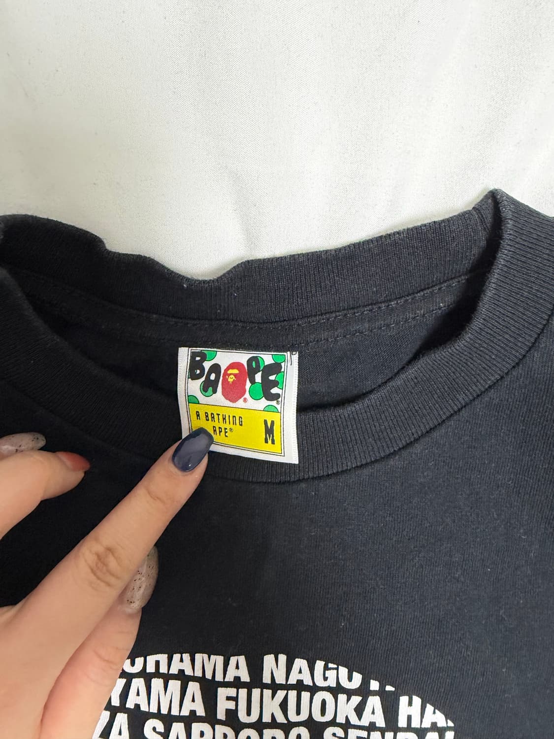 BAPE 샤크 시티 반팔 티셔츠 블랙 상품이미지2