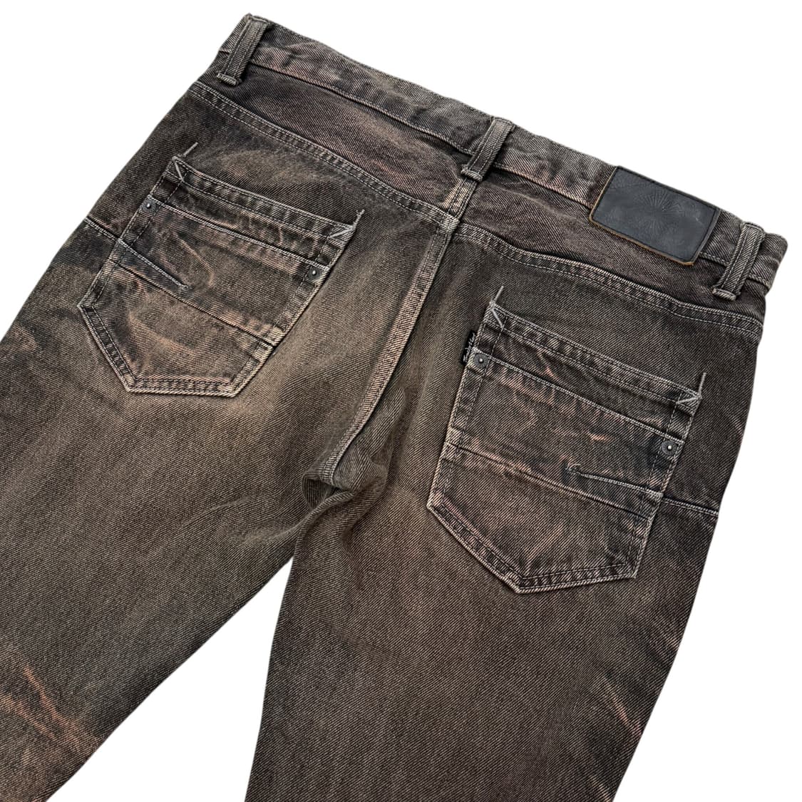 JPN 브라운 워싱 부츠컷 롱팬츠 상품이미지6