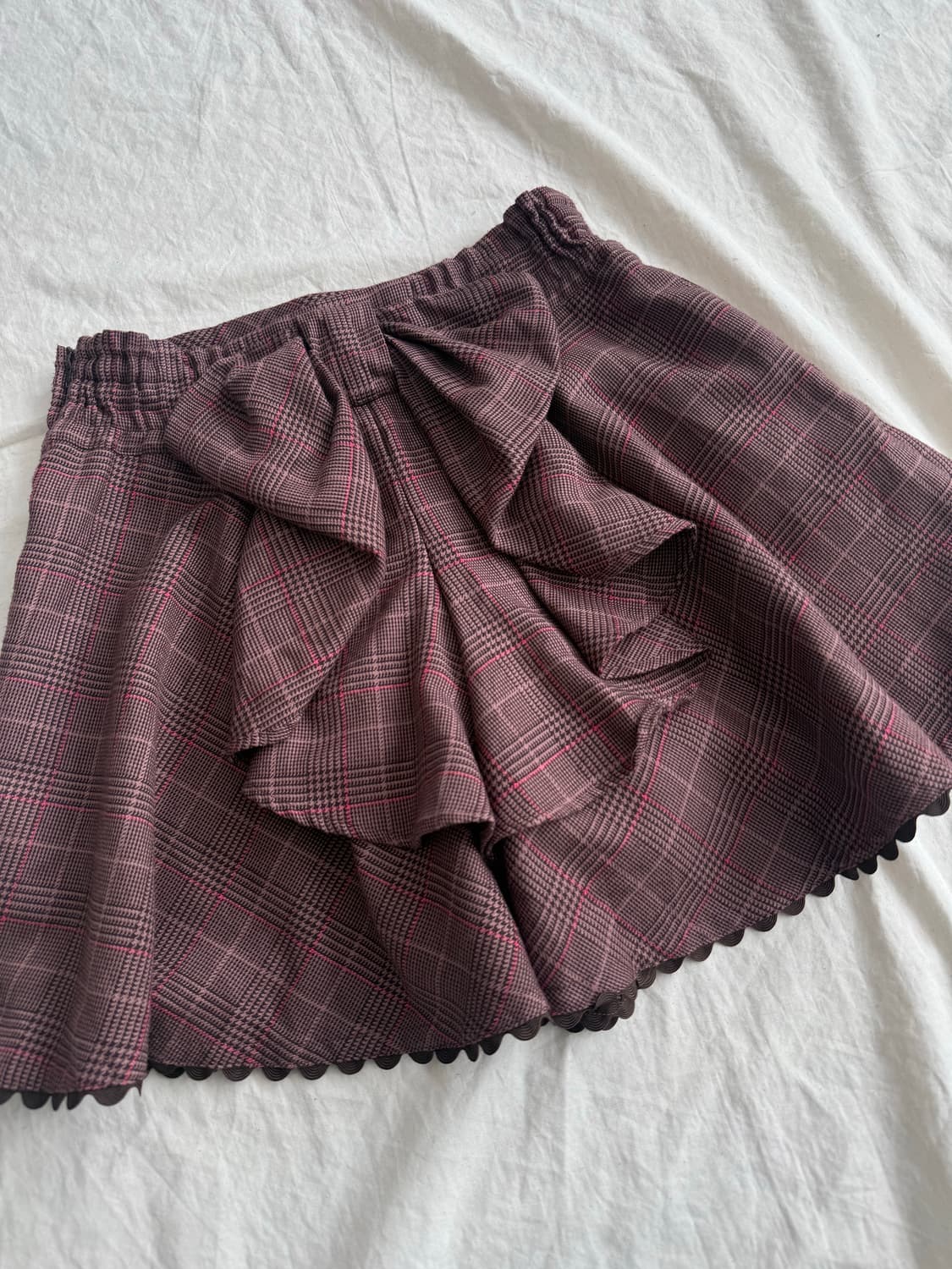 메조피아노 갸루 로걀 리본 포인트 숏팬츠 상품이미지2