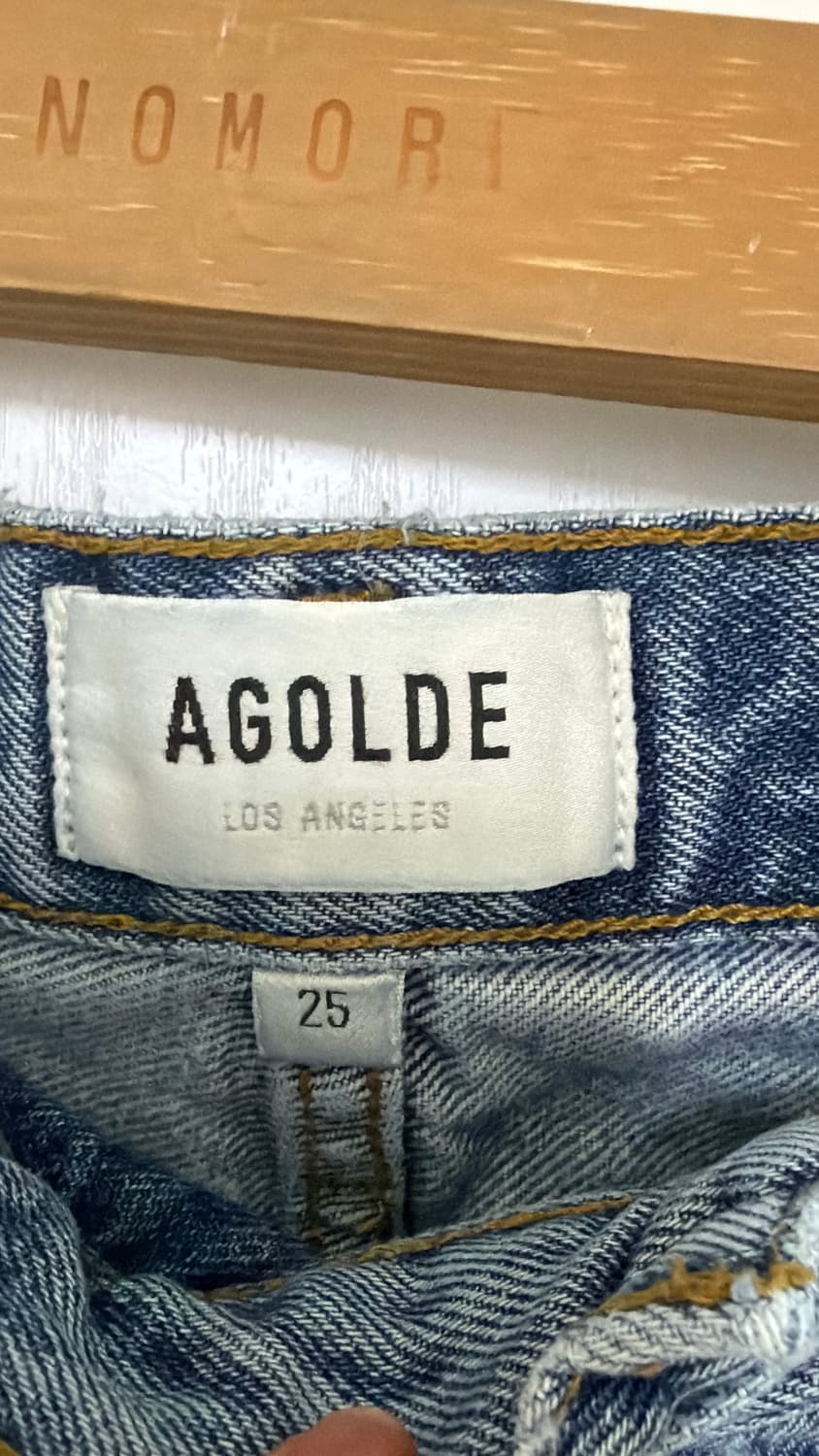 에이골디 agolde 언발란스 데님 숏팬츠 (사이즈 26) 정품 상품이미지3