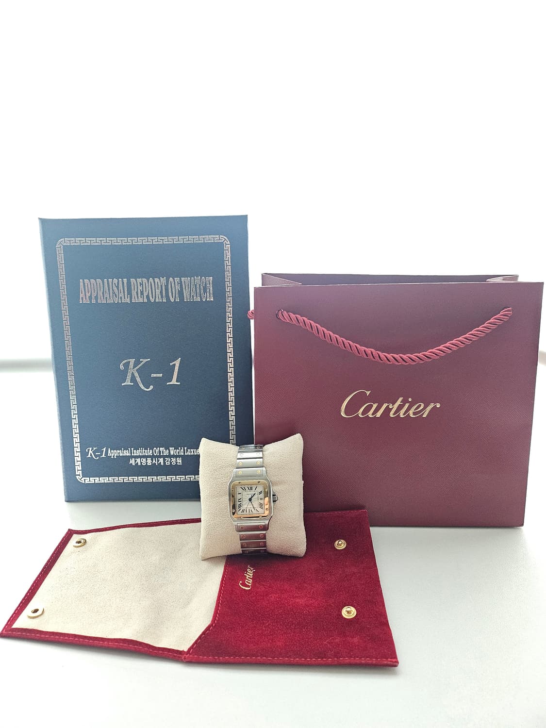 까르띠에 산토스 갈베 라지 콤비 오토매틱 상품이미지7
