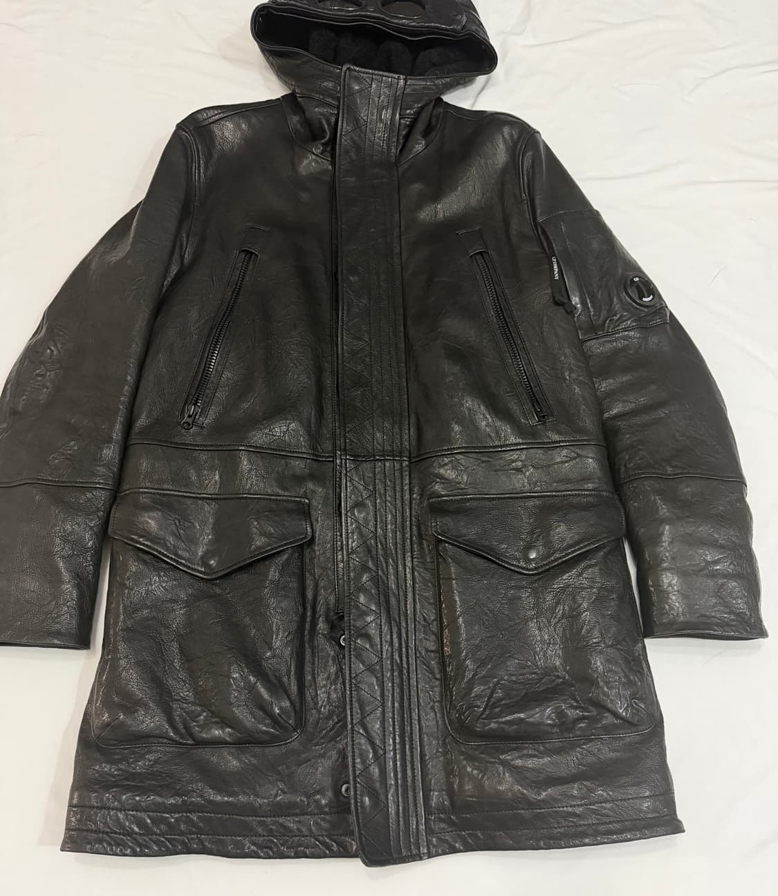 cp컴퍼니 레더코트 가죽코트 상품이미지5