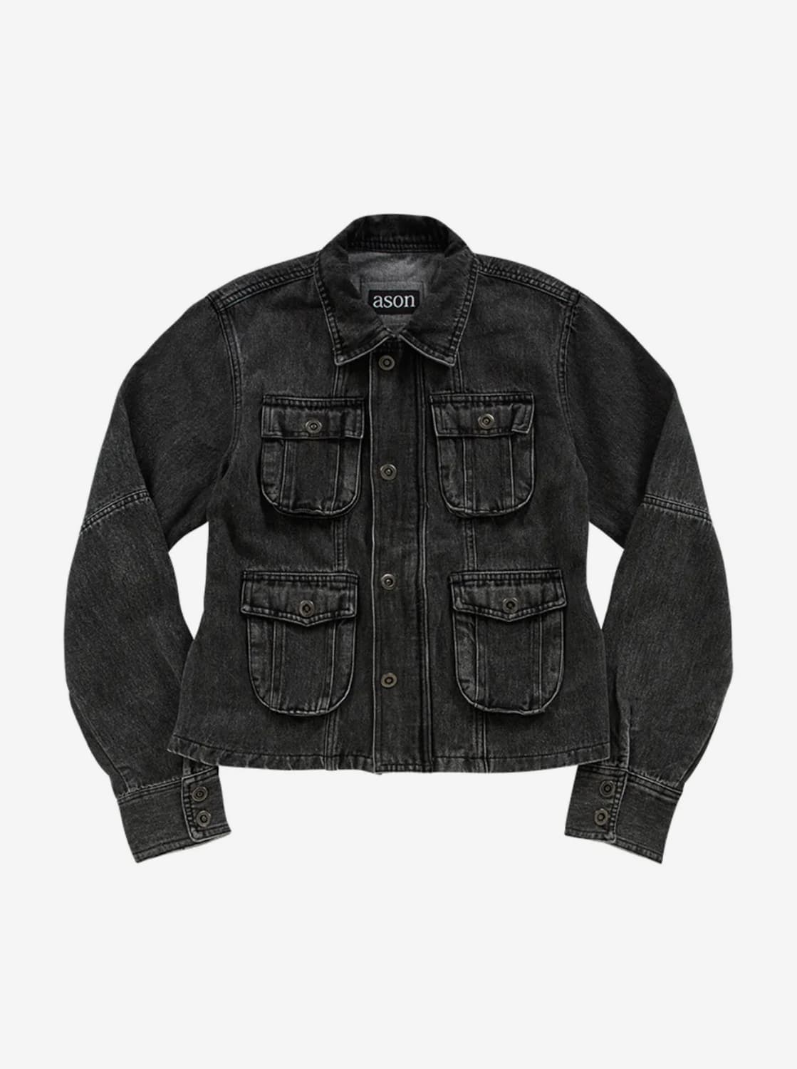 애즈온 tan denim jacket 탄 데님 자켓  상품이미지2