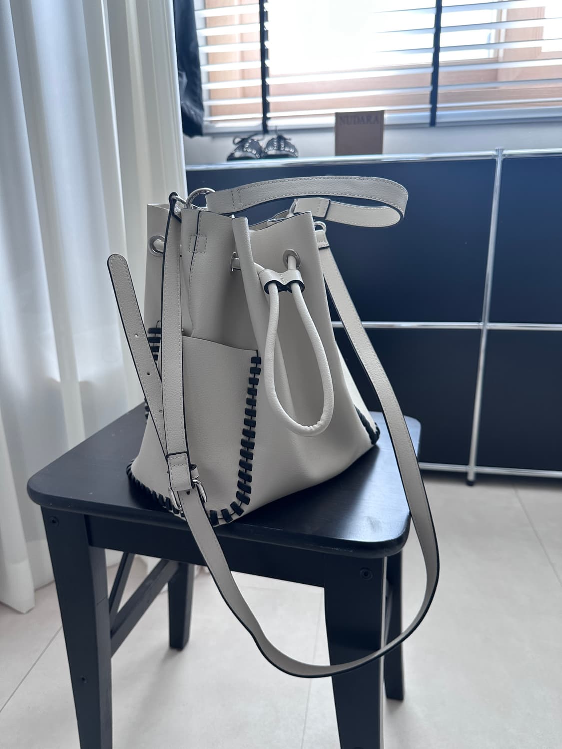 자라 복조리스티치 백 상품이미지5