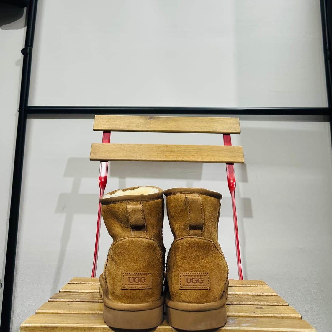 UK11) UGG 어그 부츠 남성 남자 방한화 클래식 브라운 상품이미지4