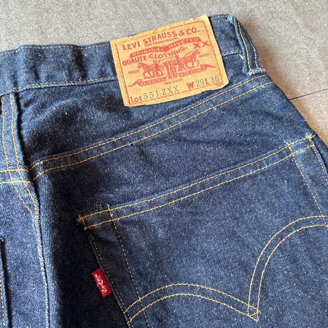 98년 6월 발렌시아공장 생산 리바이스 LVC 551ZXX 입 상품이미지9