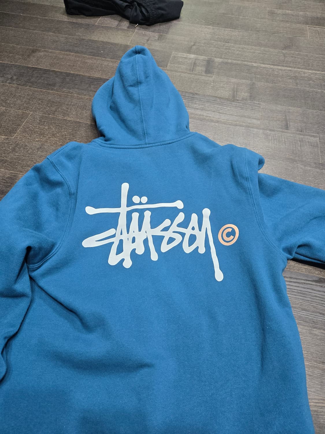 스투시 블루 후드집업 상품이미지2