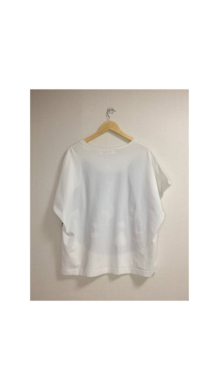 Ne-net 네넷냐 빅 페이스 화이트 반팔 티셔츠 상품이미지3