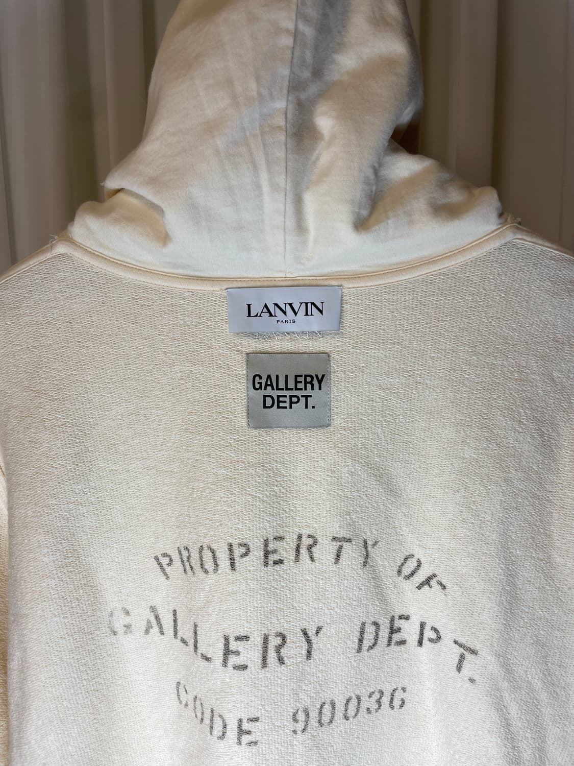 갤러리아 디파트먼트x랑방 페이디드 이펙트 후디 상품이미지4