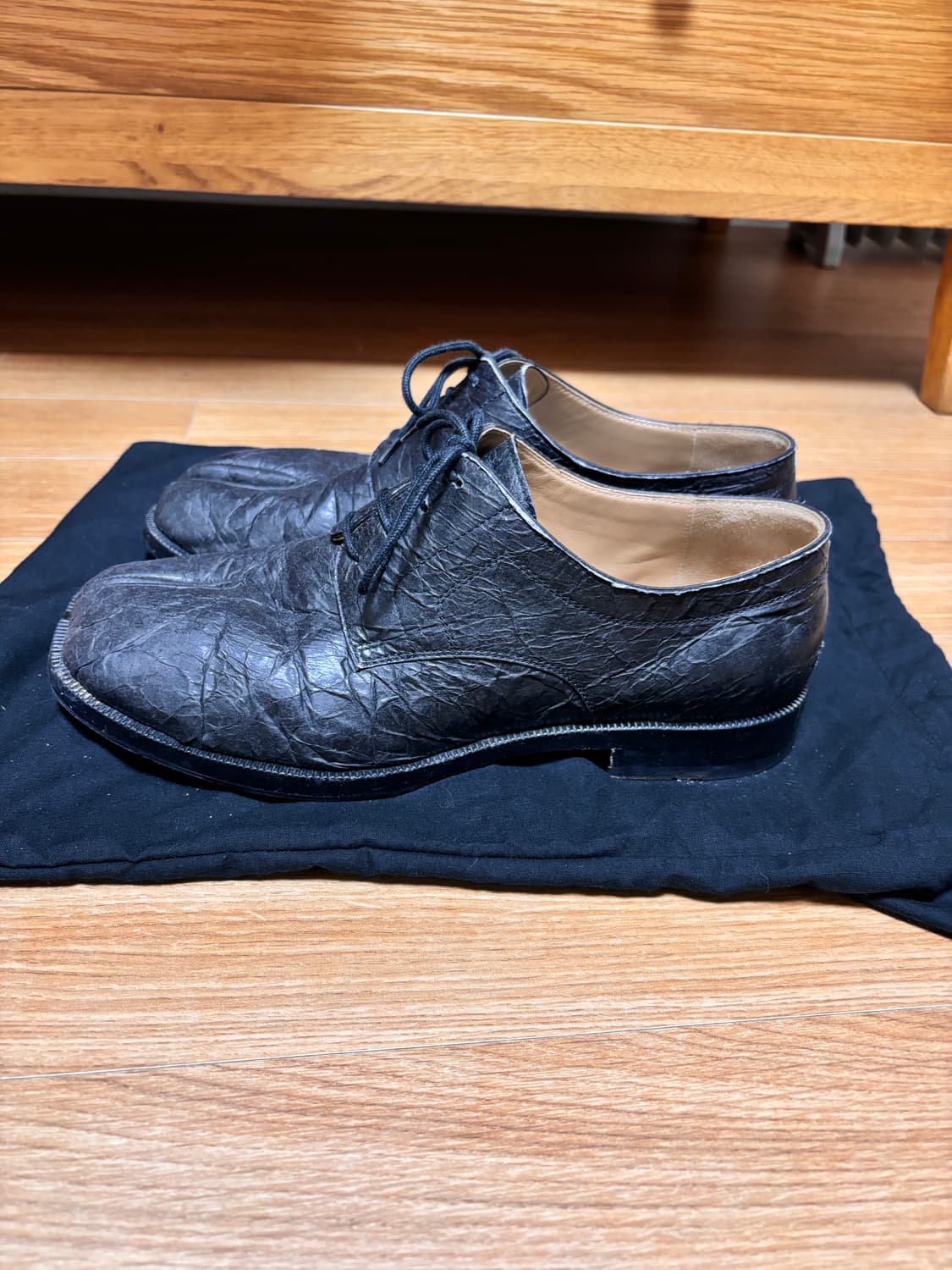 메종 마르지엘라 페이퍼 이펙트 타비 더비 슈즈 (42) 상품이미지4