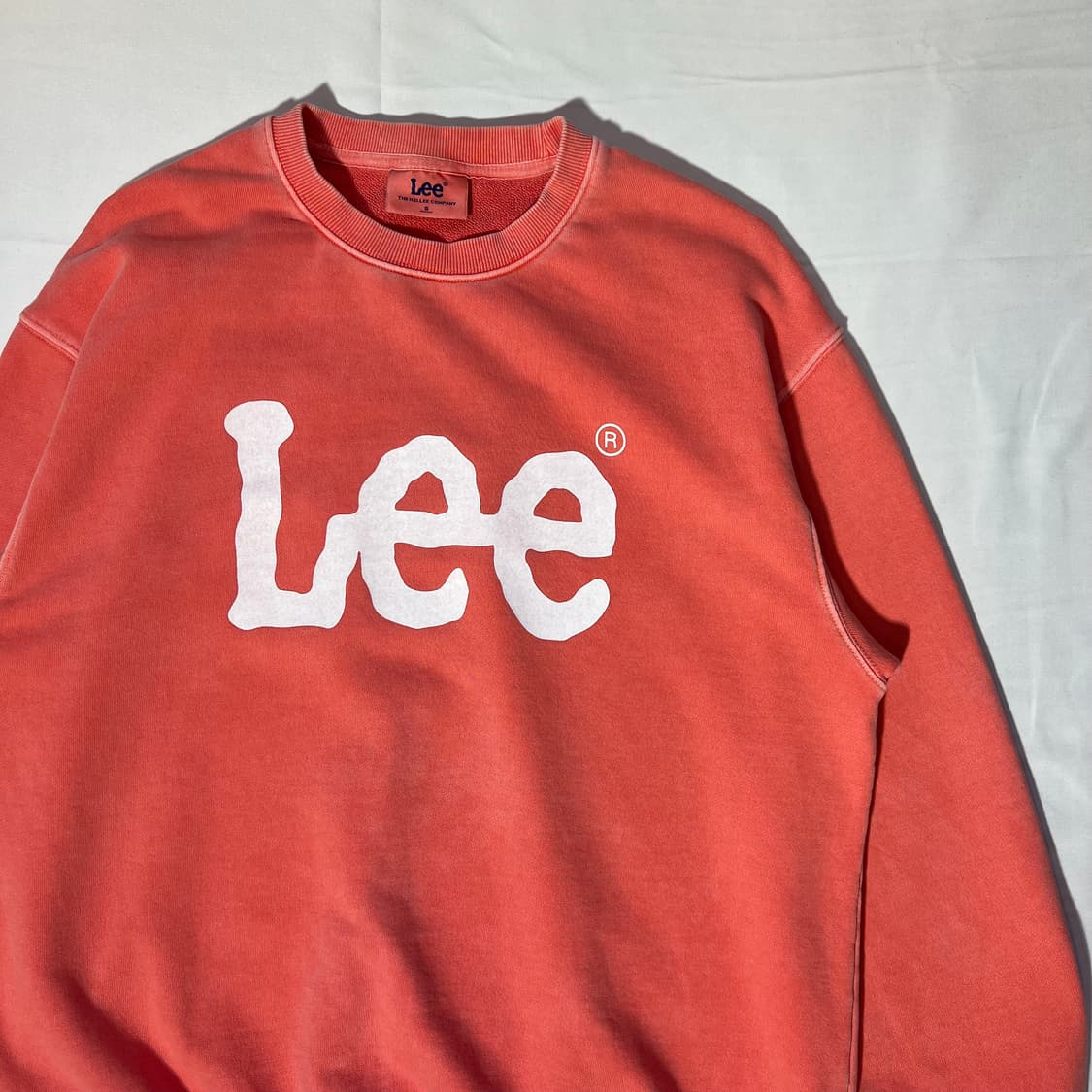 [S]LEE 리 피그먼트 맨투맨 상품이미지3
