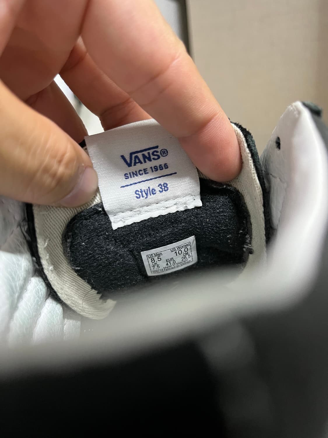 (거의새것) 반스 스케이트 하이 265mm  5회 미만 상품이미지6