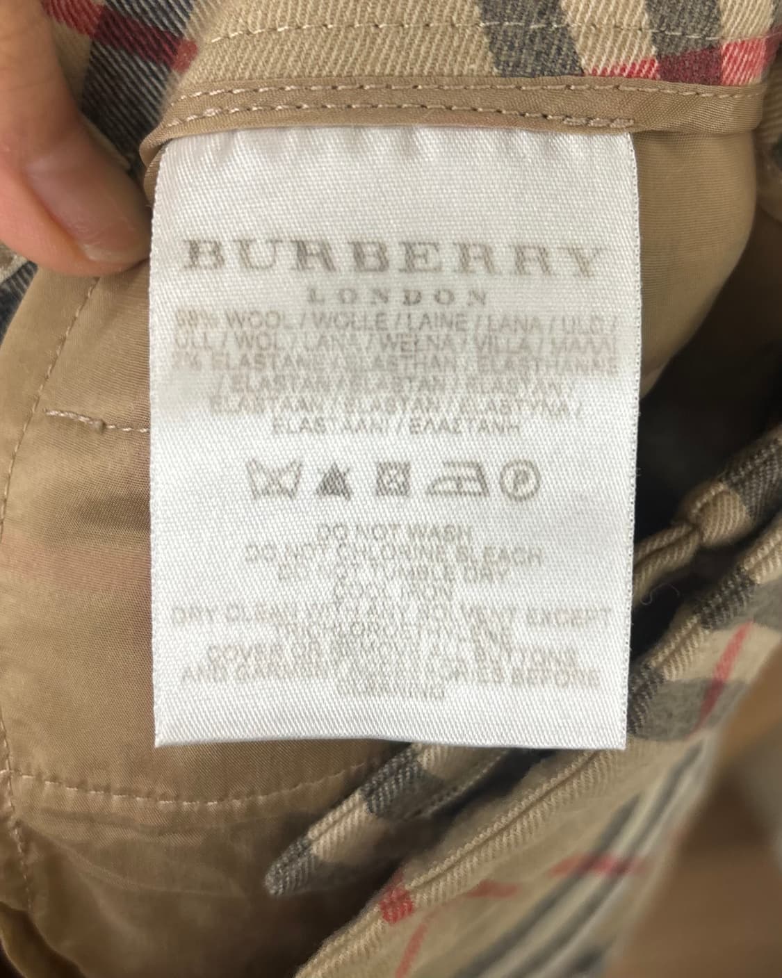 버버리 노바 체크 팬츠 상품이미지8
