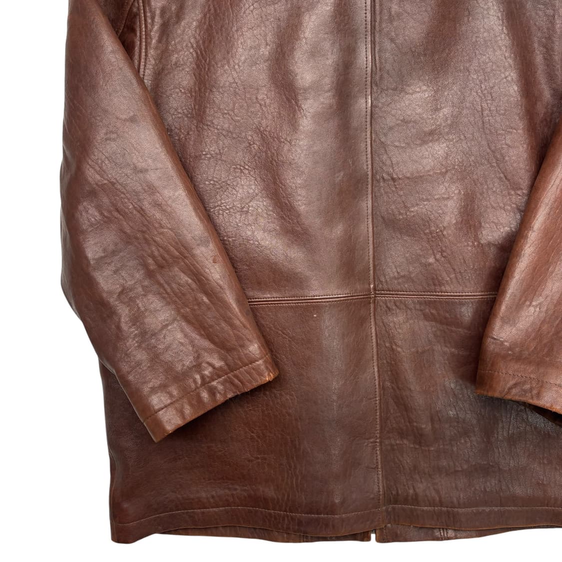 입생로랑 브라운 램스킨 레더 자켓 L 상품이미지6
