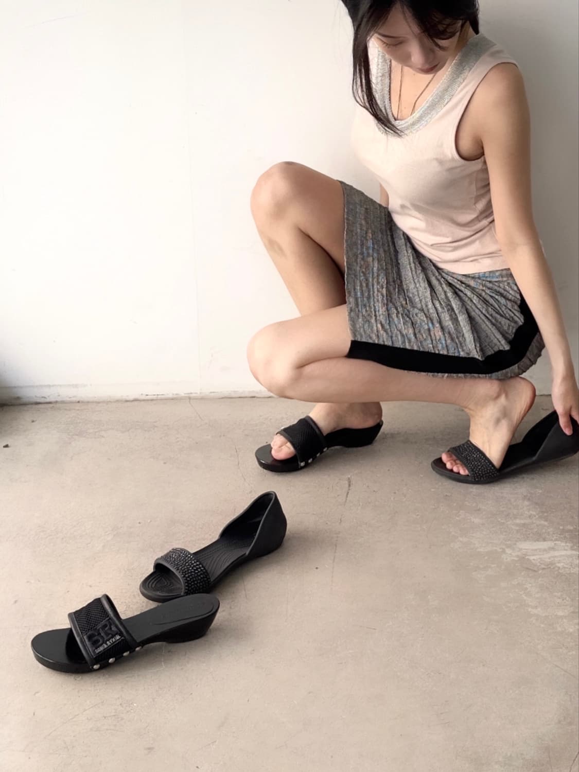 Swan pure basic sleeveless top 상품이미지6