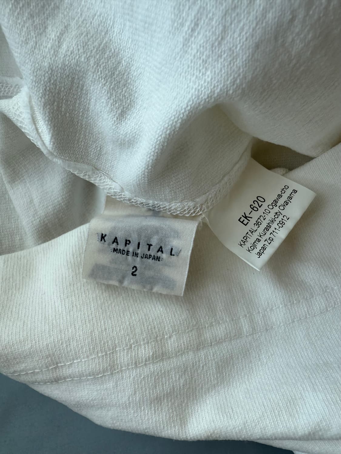 캐피탈 헤비 코튼 반팔 티셔츠 상품이미지4