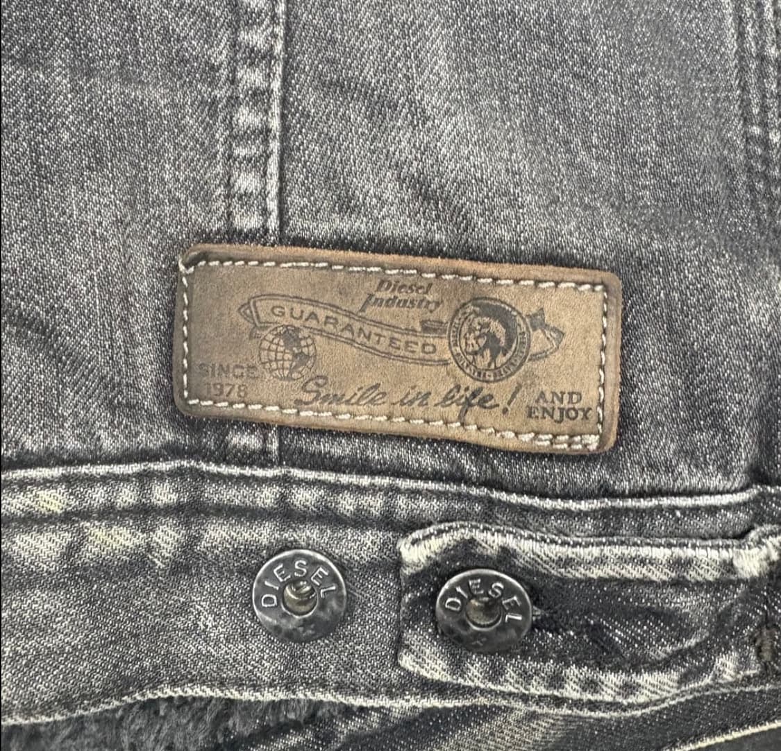 디젤 워싱 털 쉐르파 데님 자켓 (95) 상품이미지7