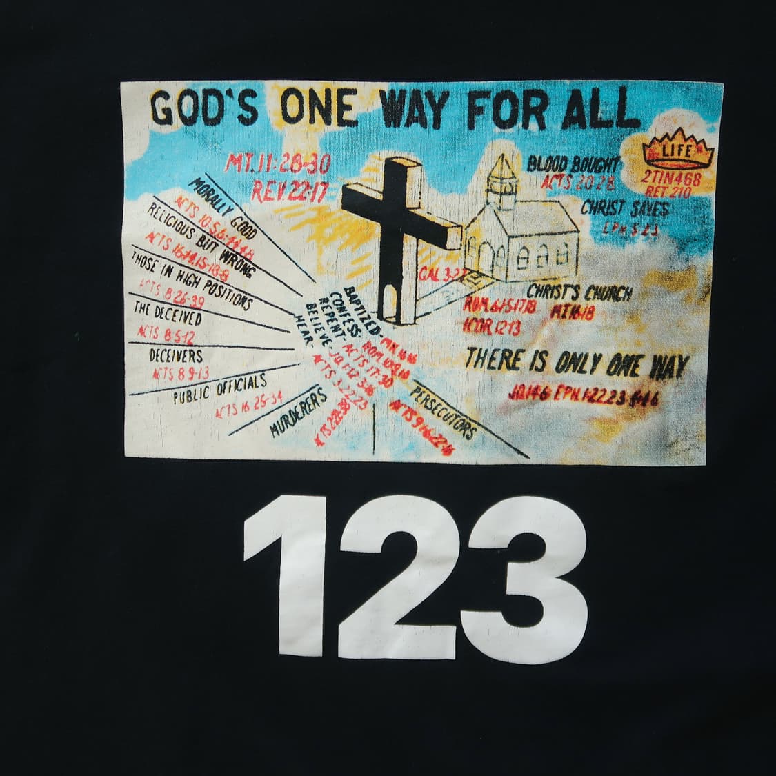 RRR 123 프린팅 티셔츠 상품이미지2