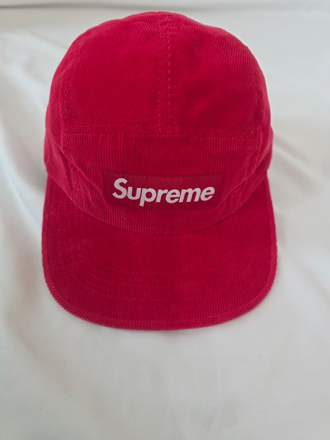 슈프림 코듀로이 캠프캡 레드 상품이미지1