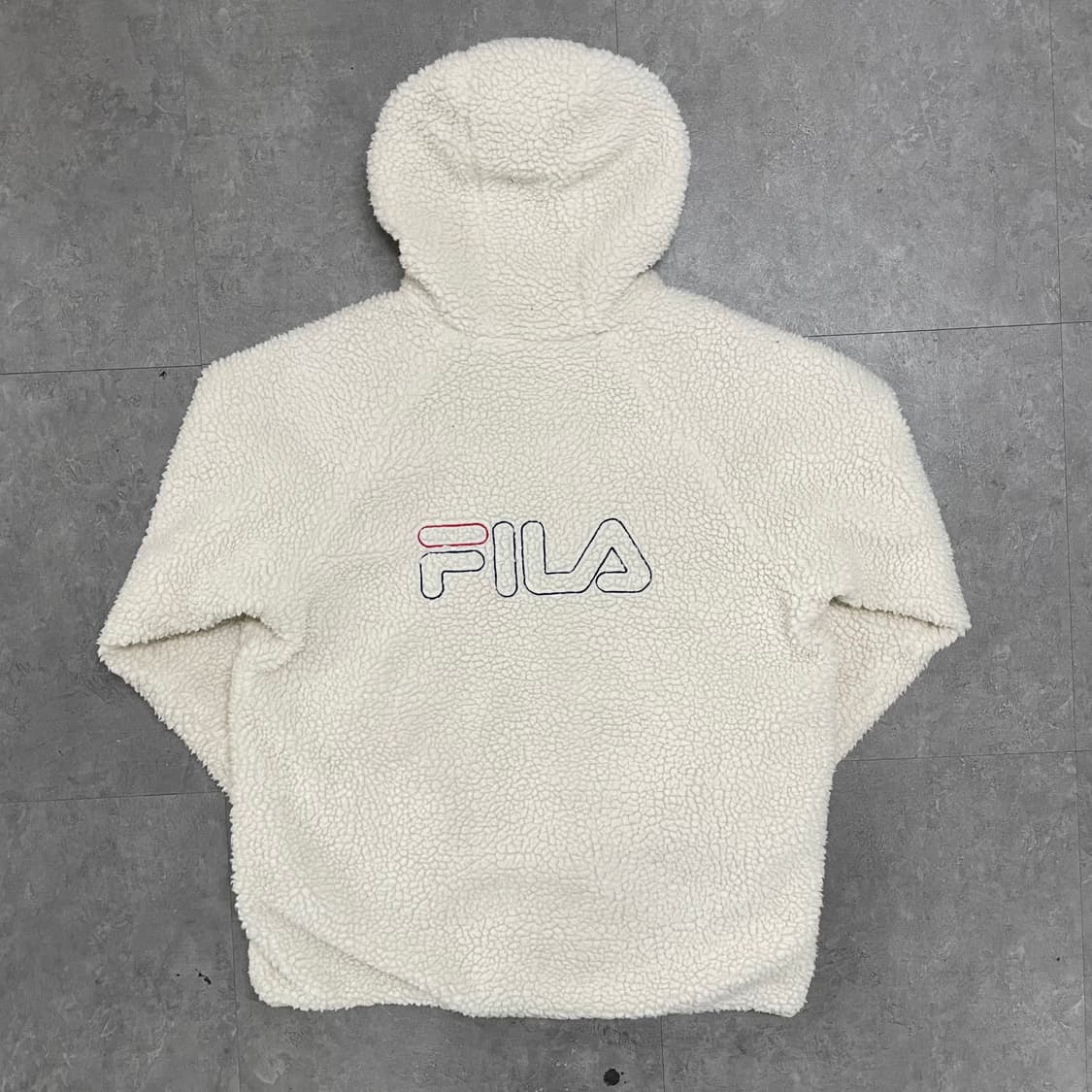 휠라 뽀글이 후드집업 상품이미지2