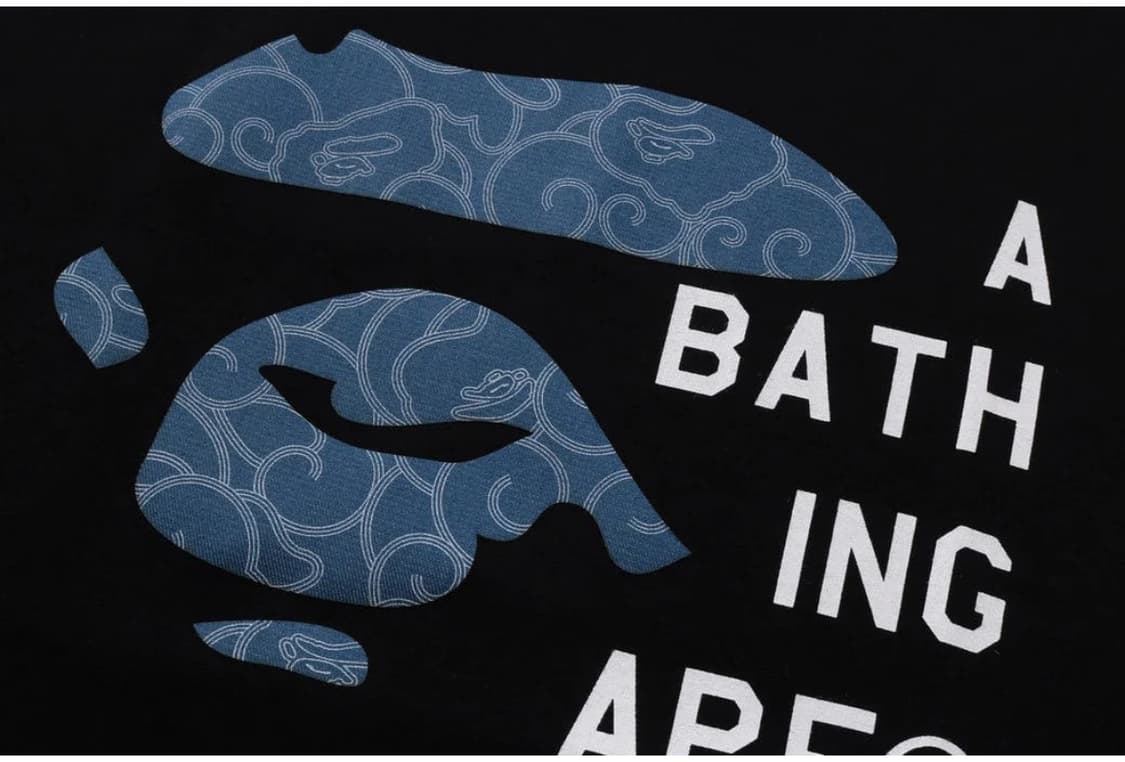 베이프 재패니즈 카모 페이스 반팔 티셔츠 상품이미지3