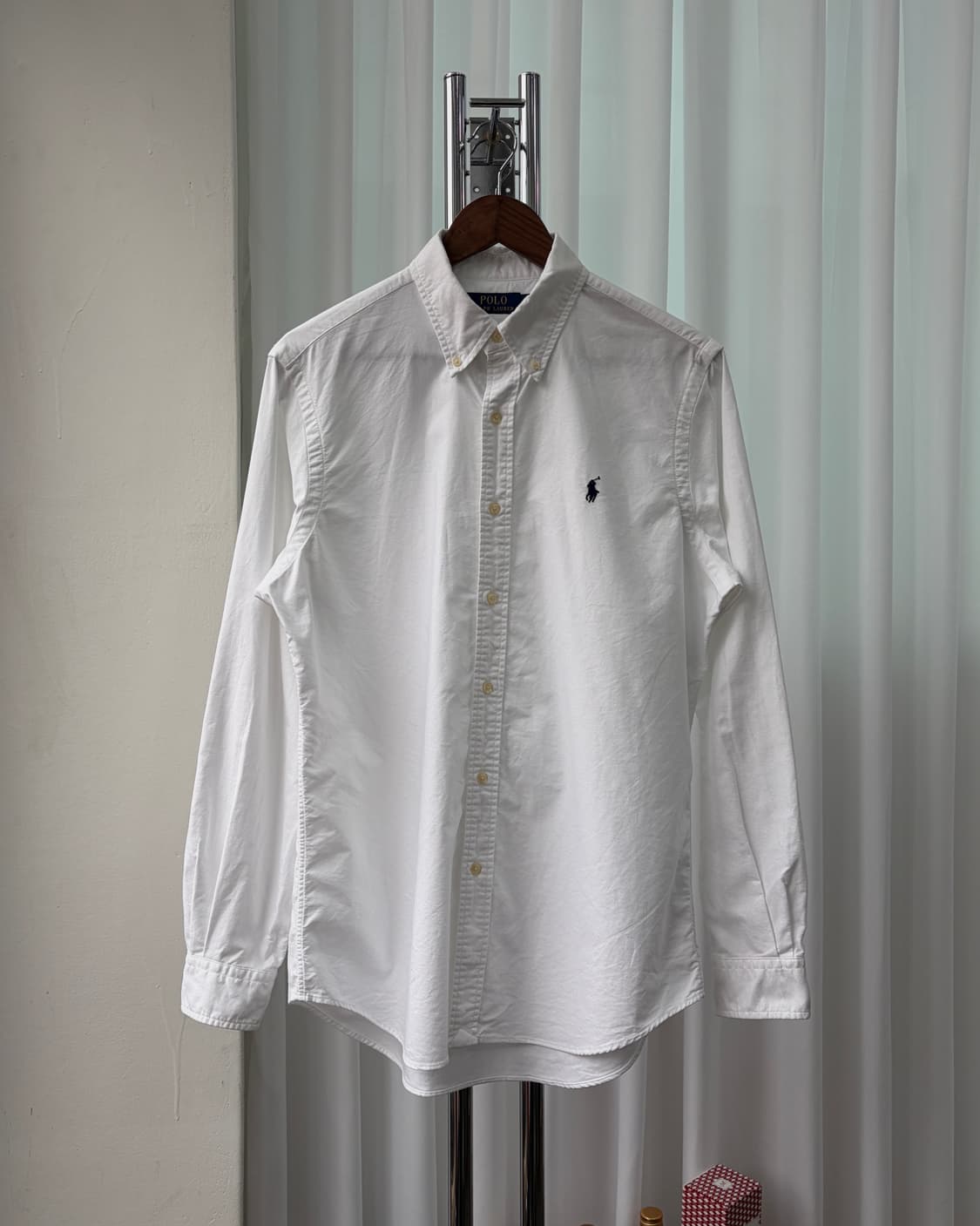 [M]폴로 랄프로렌 클래식핏 가먼트 다이 옥스포드 셔츠 상품이미지4