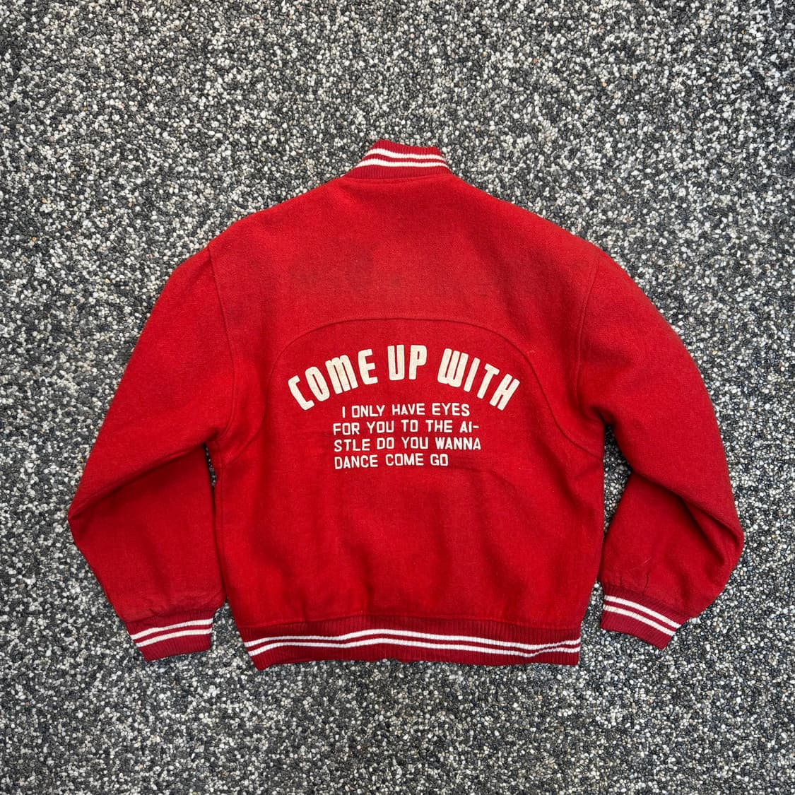 Sing Guts 우먼스 일본 빈티지 울 바시티 자켓 (S)    상품이미지1