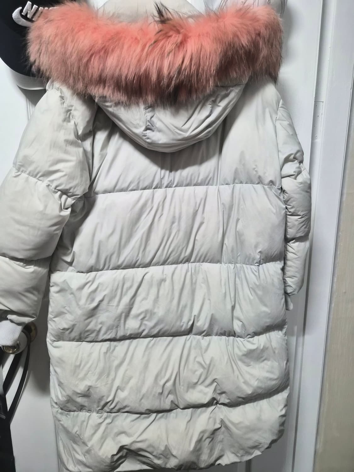 K2롱패딩 수지 아그네스 아이보리 폭스퍼 롱패딩  상품이미지7