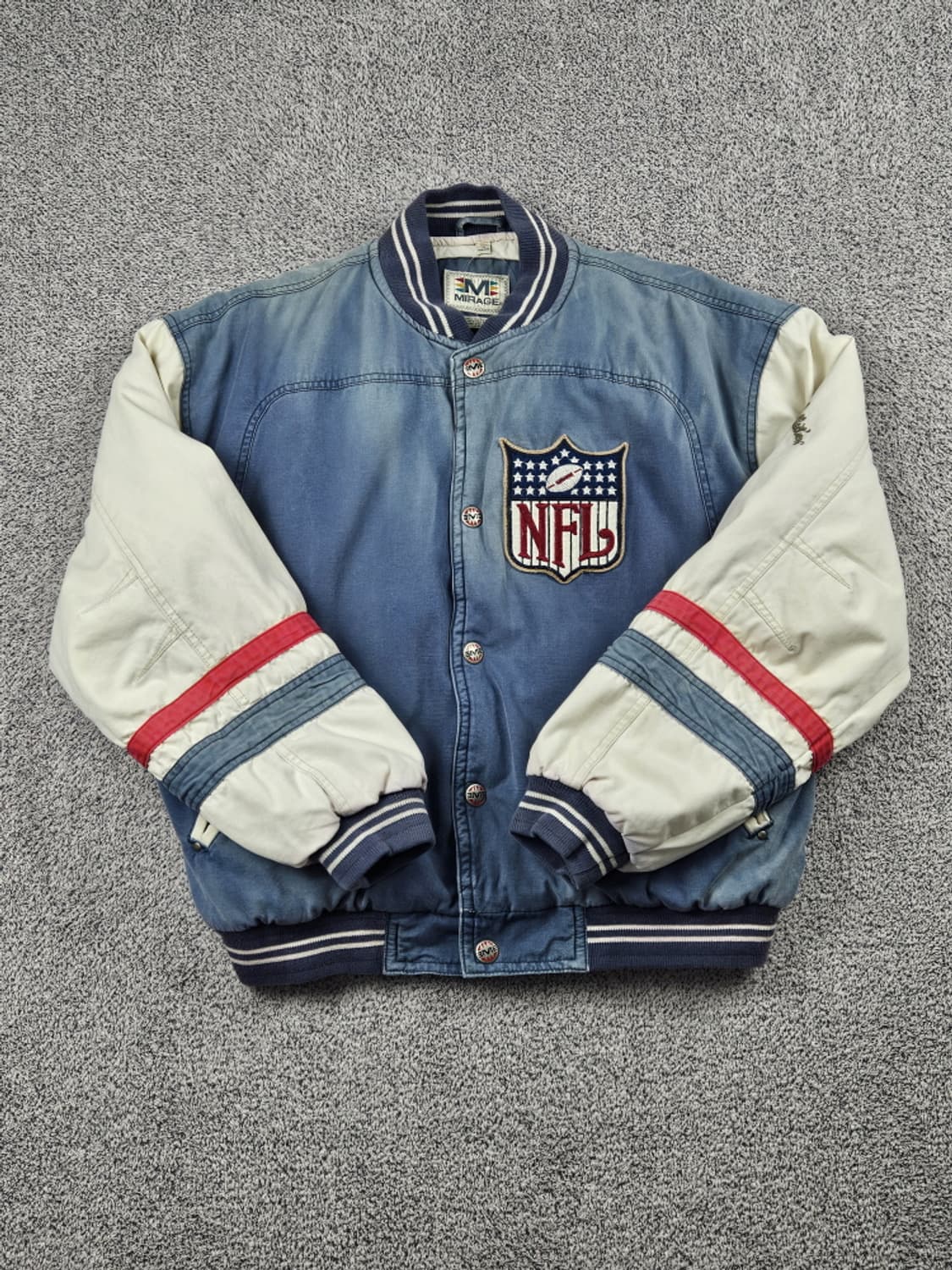 MIRAGE NFL 배색 봄버 바시티 자켓 ( L ) / 9925 상품이미지3