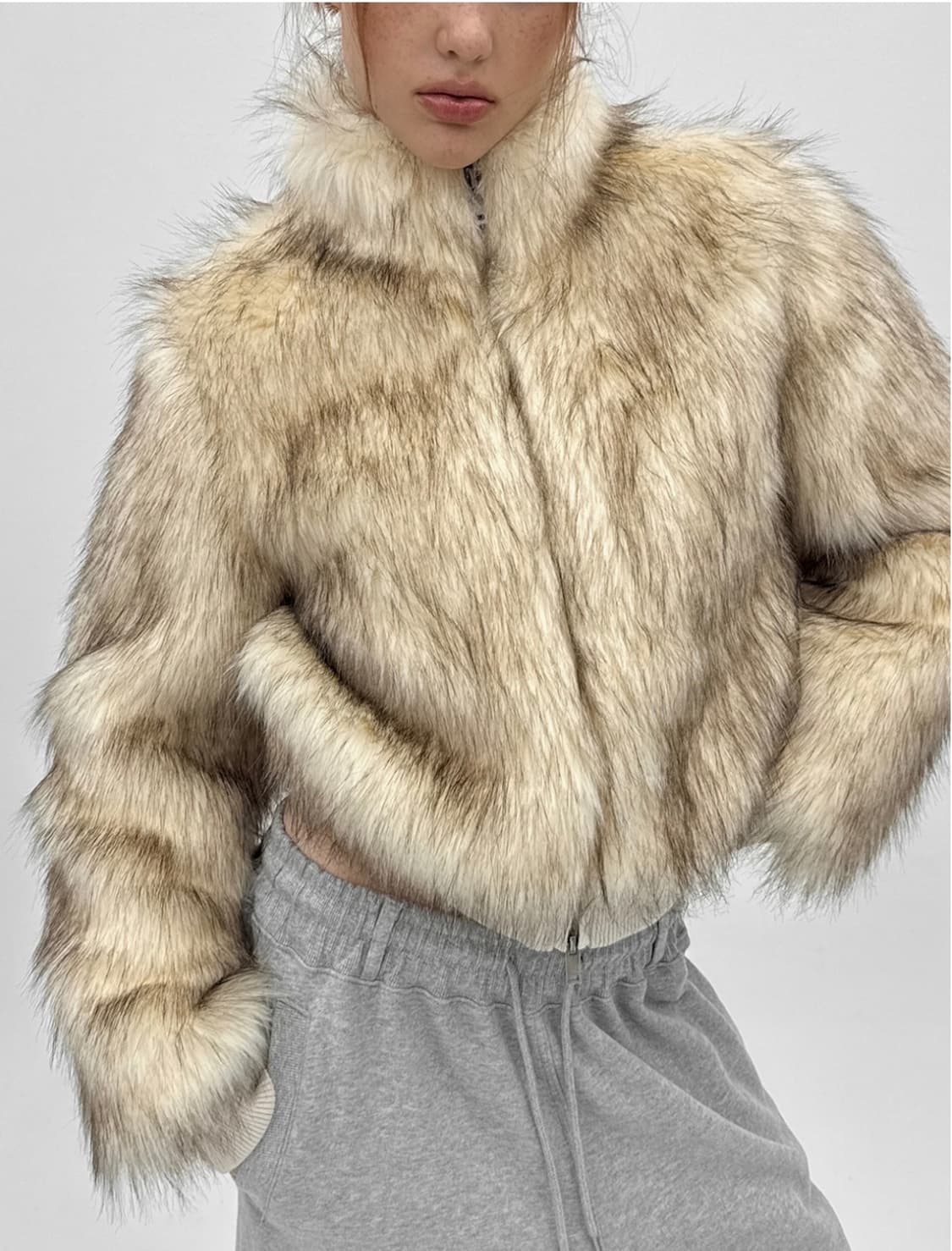 블랙업 퍼자켓 상품이미지5