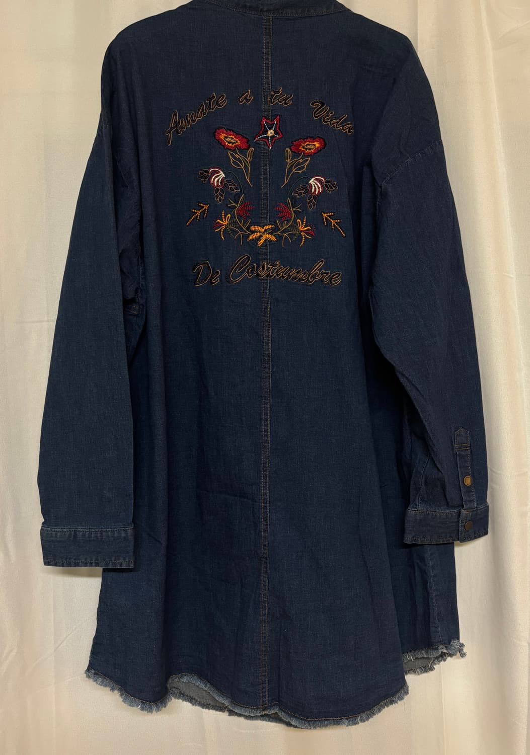 새 상품 ) AV OLIVIA 데님 롱 남방 자켓 105 상품이미지2