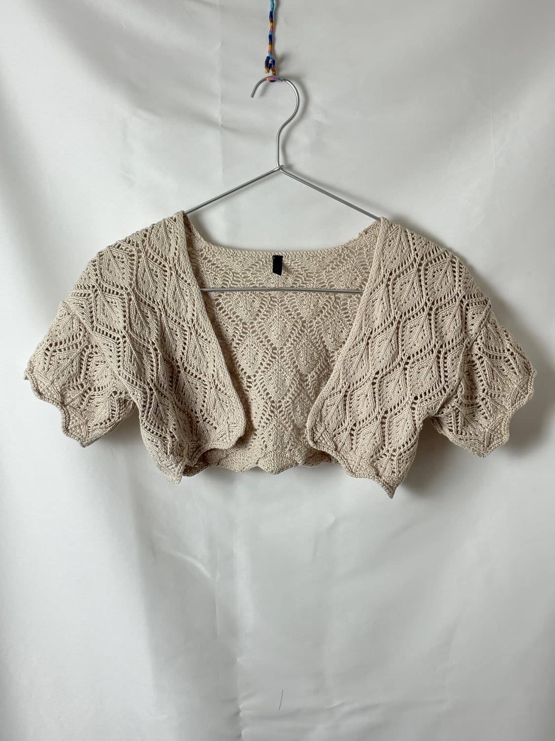 STILE BENETTON 베이지 볼레로 가디건 상품이미지6