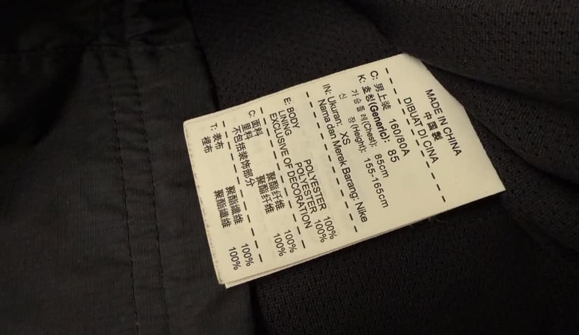 나이키 아스날 바람막이 블랙 XS (실측 95정도) 상품이미지5