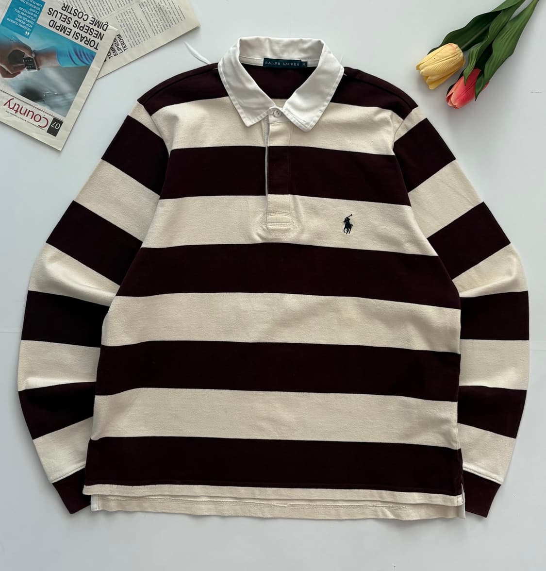 Polo 폴로랄프로렌 스트라이프 럭비티 상품이미지2