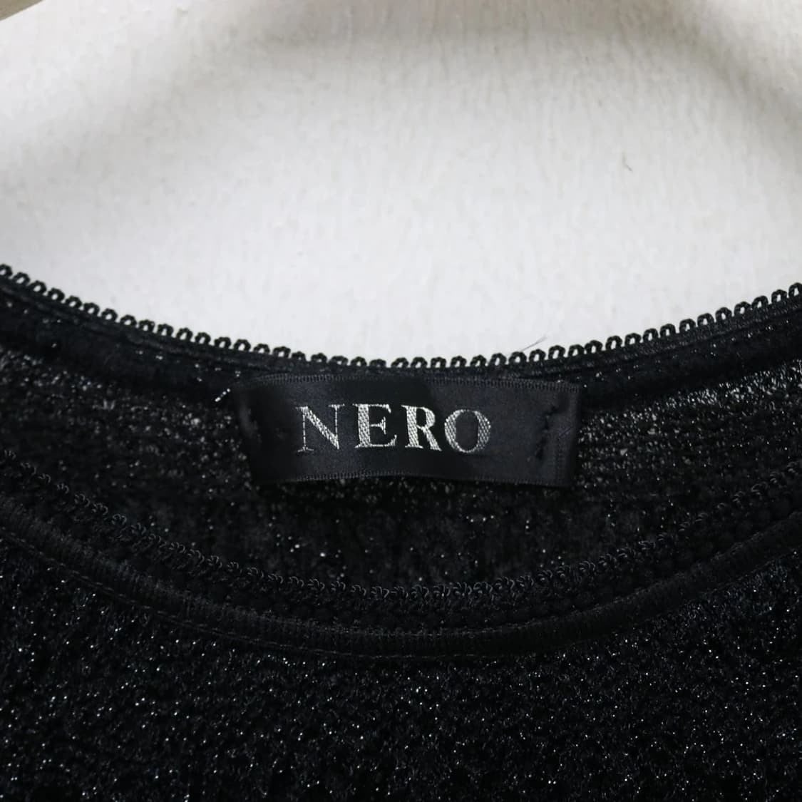 NERO 글리터 발레코어 셔링 긴팔 니트 61724 상품이미지8