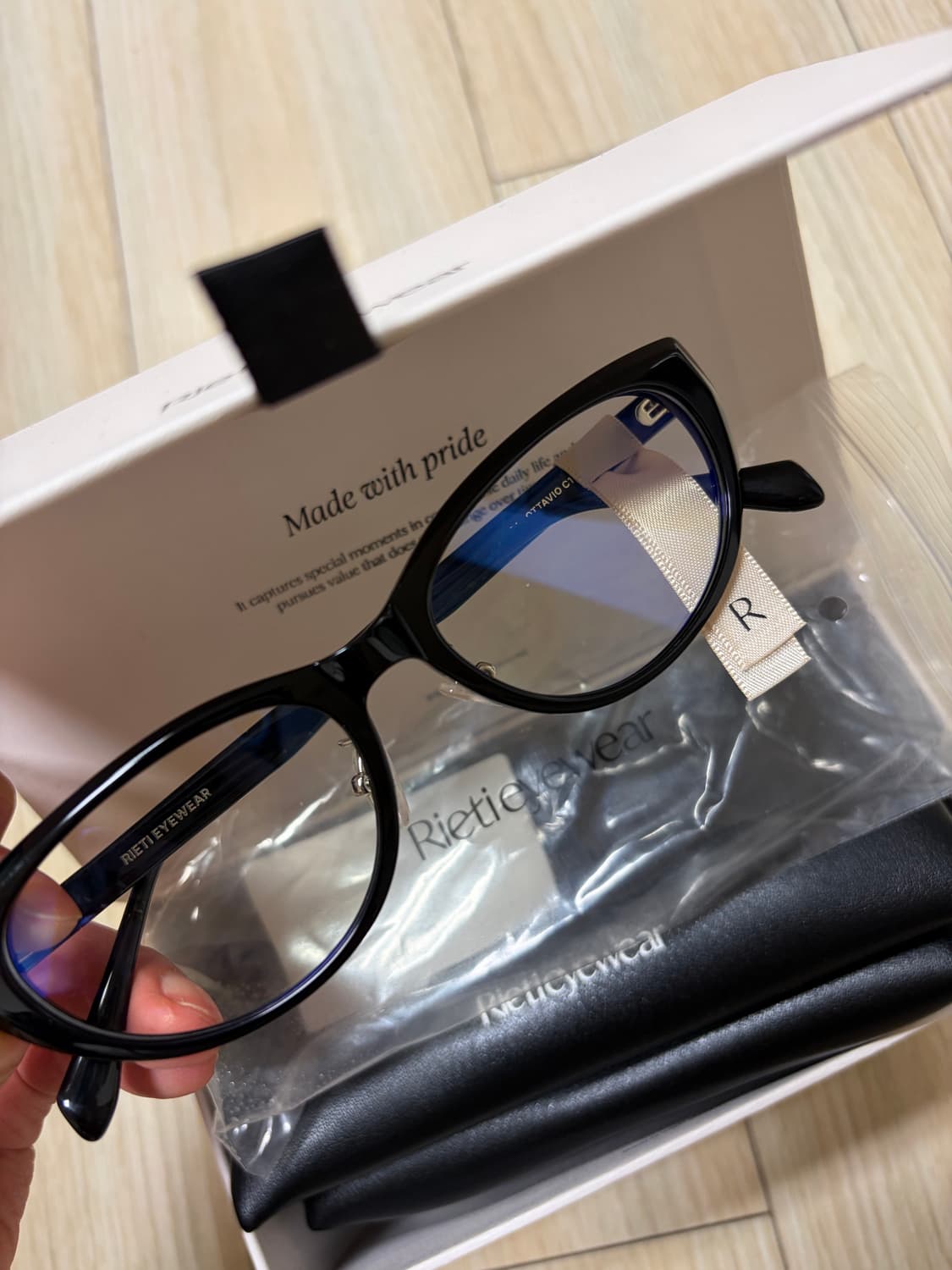 리에티) RIETI 무신사 안경 공용 트렌디함 풀구성품 상품이미지1