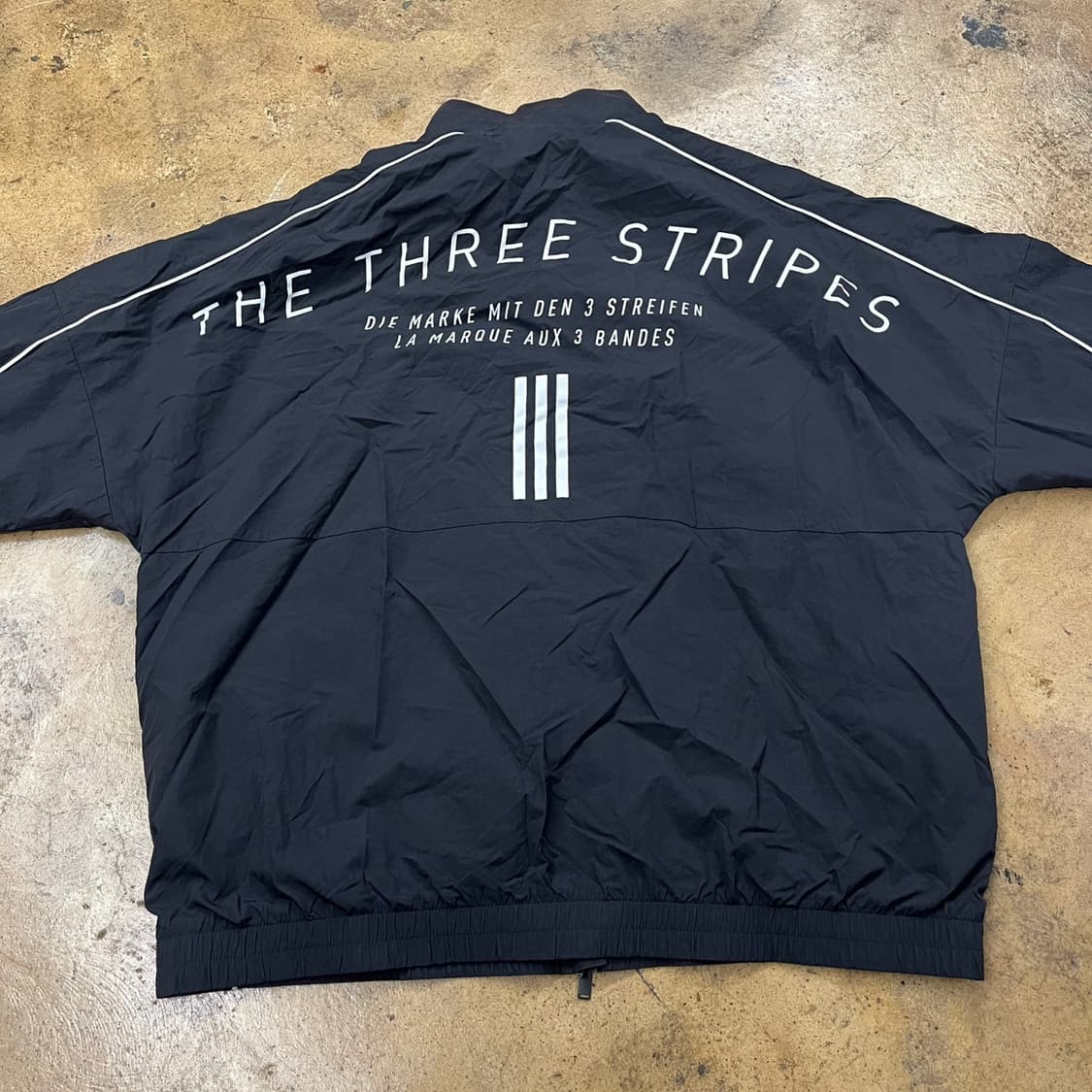 [정품/2XL] 아디다스 블랙 바람막이 자켓 b8 상품이미지4