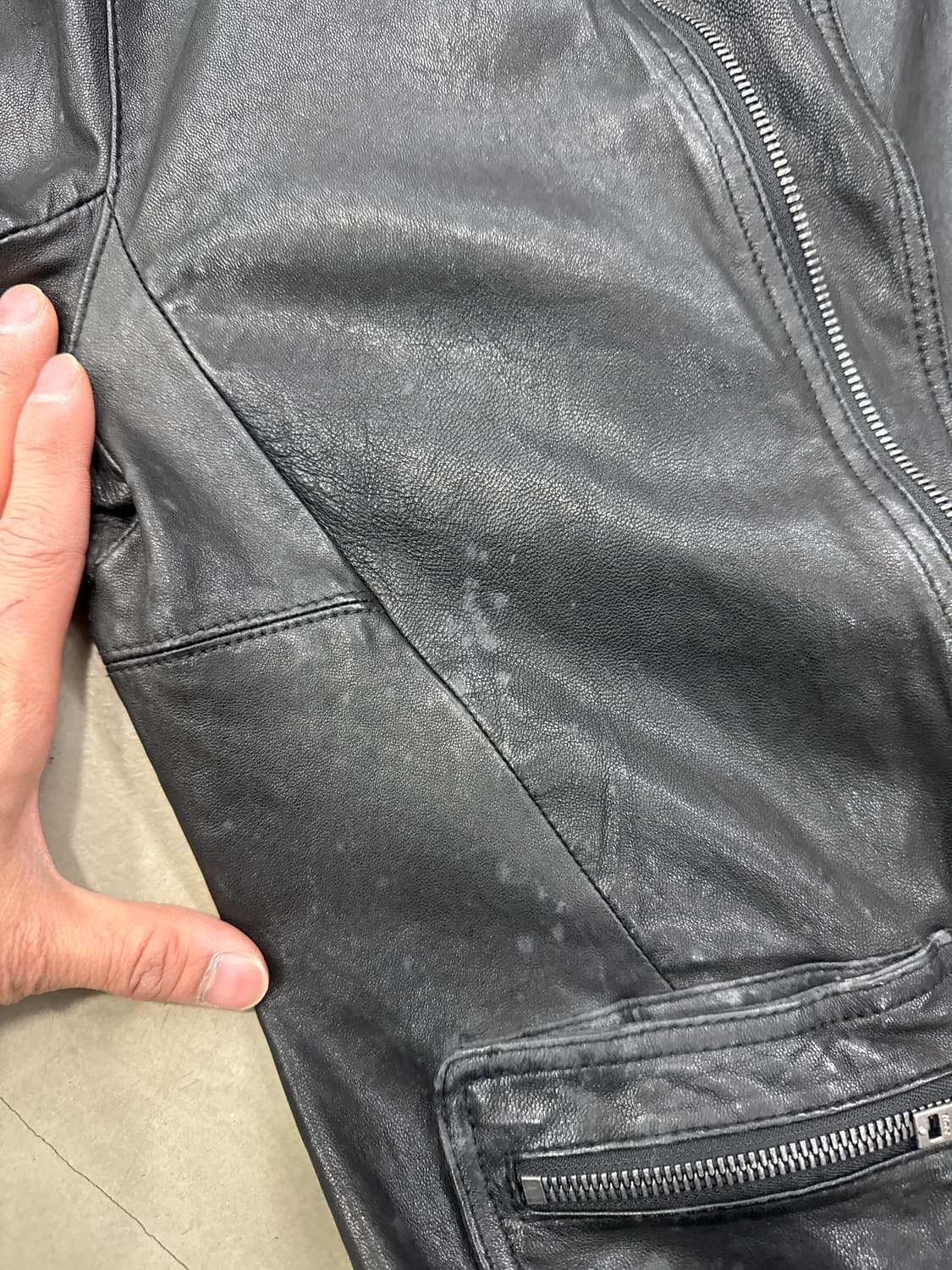 타임 옴므 양가죽 자켓 상품이미지9