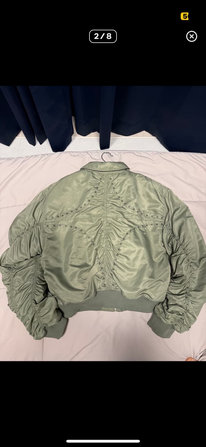 떠그클럽 어버드 라이트닝 봄버 올리브 3사이즈  상품이미지2