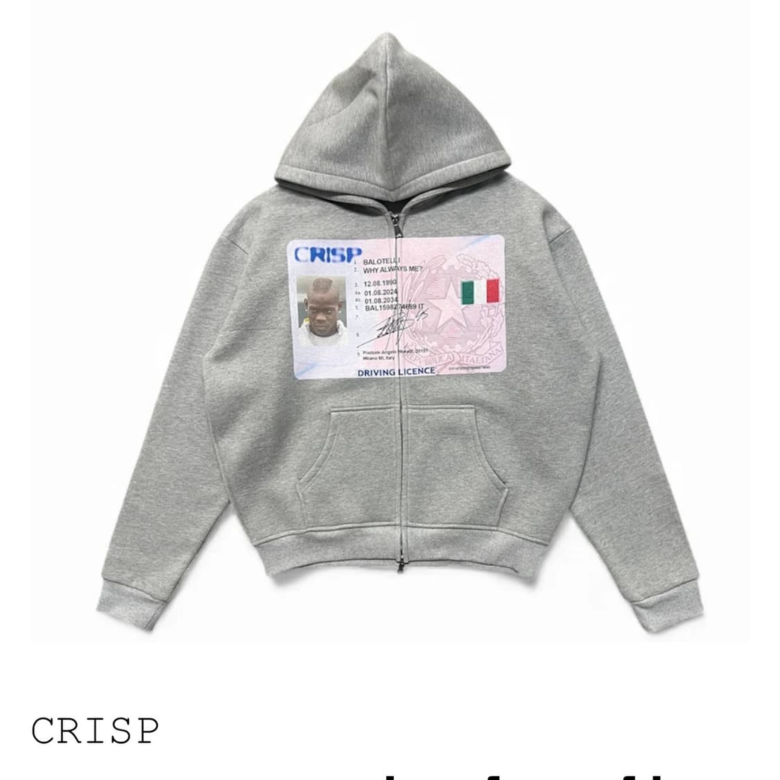 Crisp london super mario hoodie 후드집업 상품이미지2