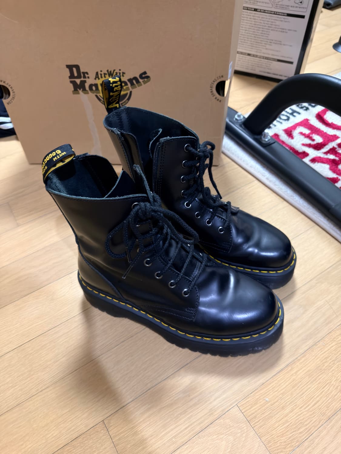 닥터마틴 제이든 블랙 부츠 280 상품이미지1