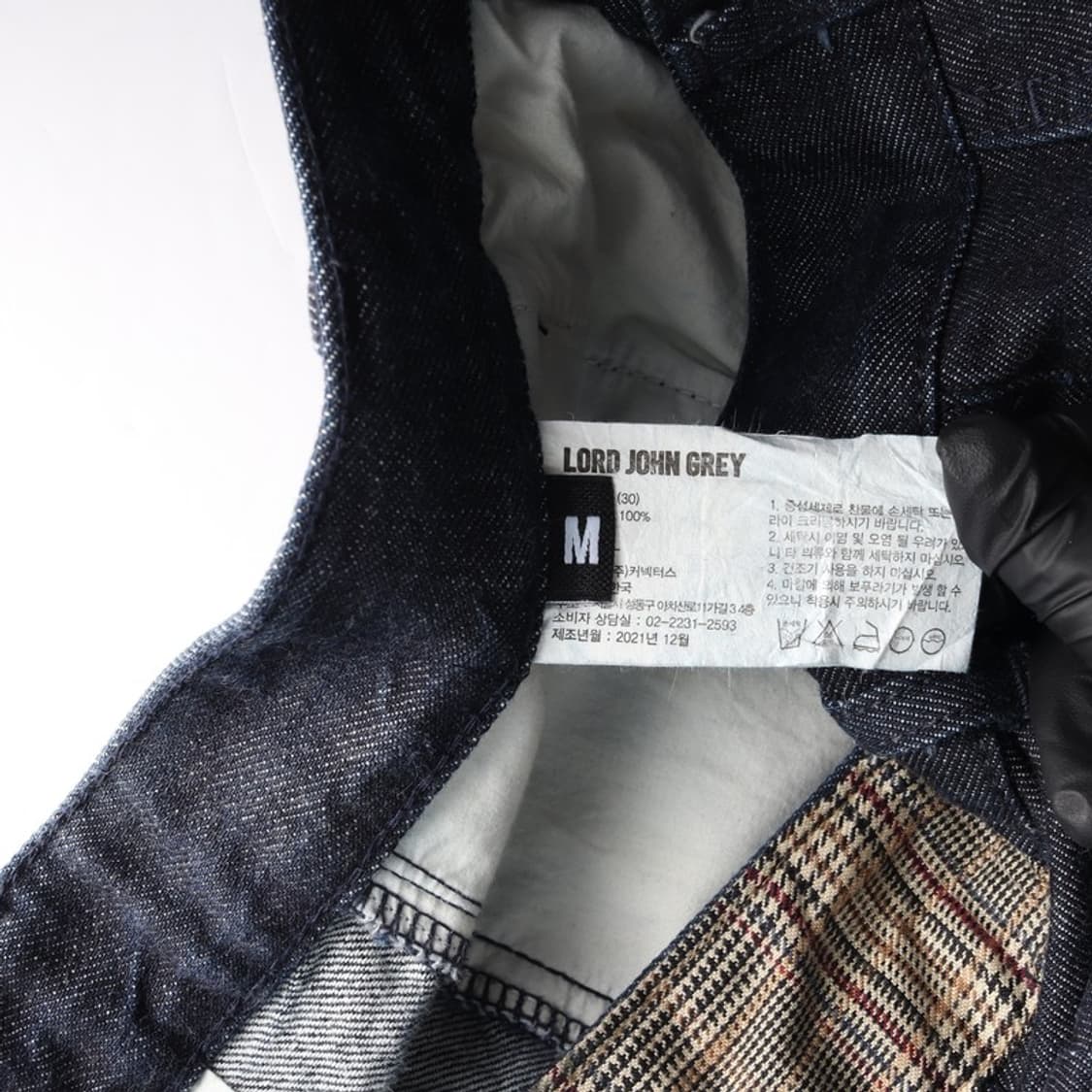 로드존그레이 원턱 와이드 데님 팬츠 30 상품이미지7