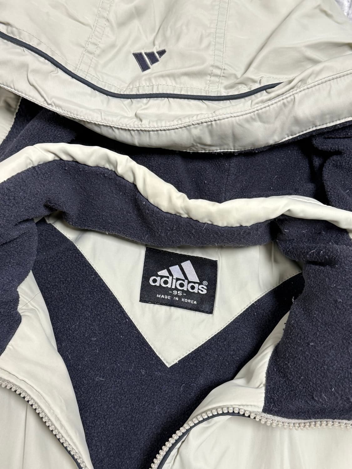 아디다스 베이지 누빔 자켓 상품이미지2