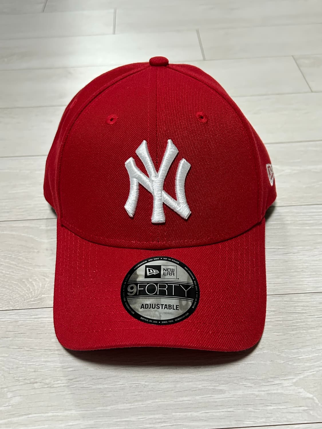 뉴에라 9FORTY 뉴욕 양키스 스칼렛 레드 상품이미지1