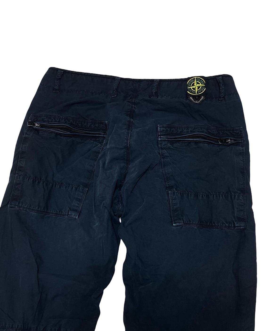 스톤아일랜드 와펜 네이비 코튼팬츠 상품이미지2