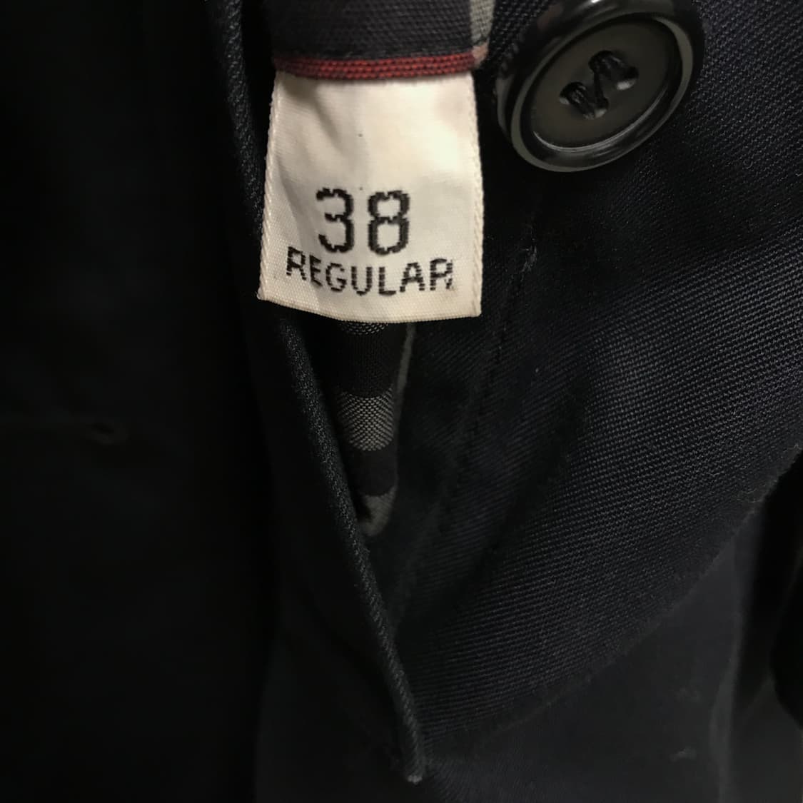 버버리 트렌치 코트 네이비 38 상품이미지6