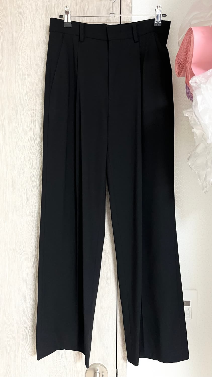 [1] 라벨아카이브 자수 와이드 핏 팬츠 상품이미지2