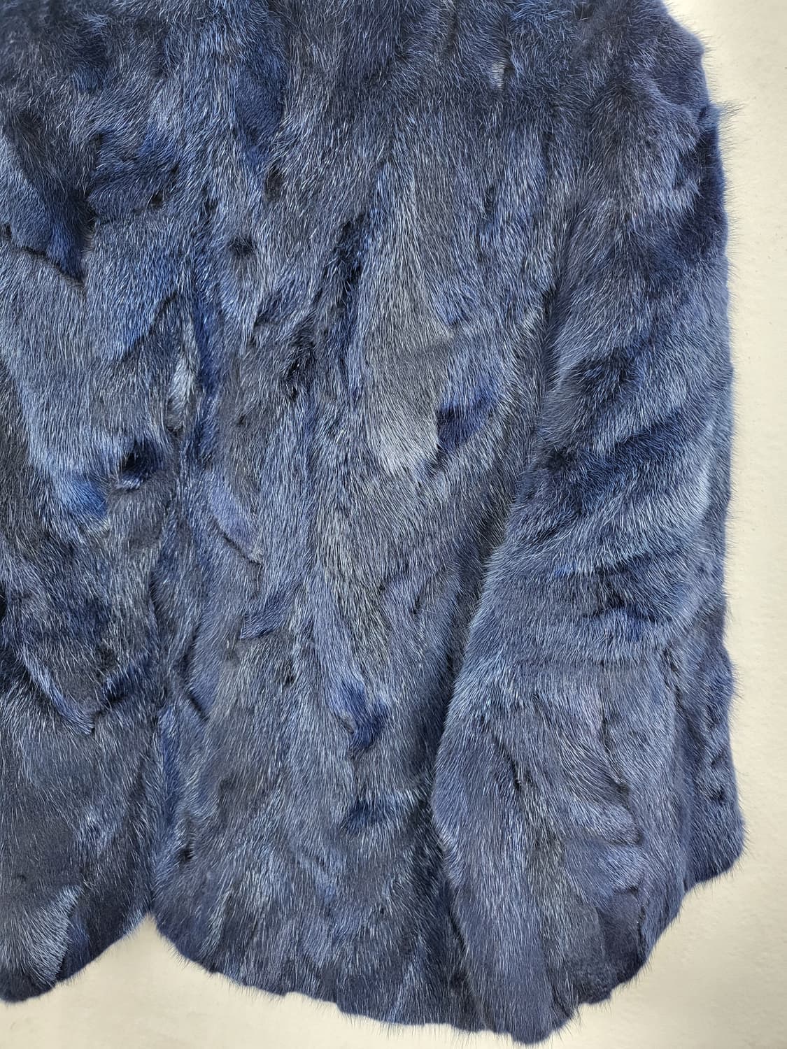 MEREHANE 천연밍크 모피숏자켓 블루네이비 S 90 새제품 상품이미지6